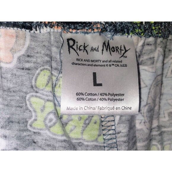Rick and Morty Sleep Pants Size L - Picture 5 of 6